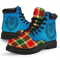 ScotsTee Shop Scottish Gibbs Clan Tartan Celtic Thistle All Season Boots