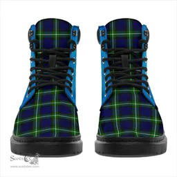 ScotsTee Shop Scottish Lamont Modern Clan Tartan Celtic Thistle All Season Boots