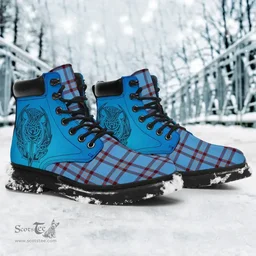 ScotsTee Shop Scottish Elliot Ancient Clan Tartan Celtic Thistle All Season Boots