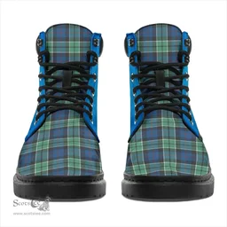 ScotsTee Shop Scottish Leslie Hunting Ancient Clan Tartan Celtic Thistle All Season Boots