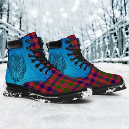 ScotsTee Shop Scottish Macintyre Modern Clan Tartan Celtic Thistle All Season Boots