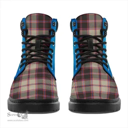 ScotsTee Shop Scottish Macpherson Hunting Ancient Clan Tartan Celtic Thistle All Season Boots