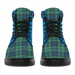 ScotsTee Shop Scottish Macneill Of Colonsay Ancient Clan Tartan Celtic Thistle All Season Boots