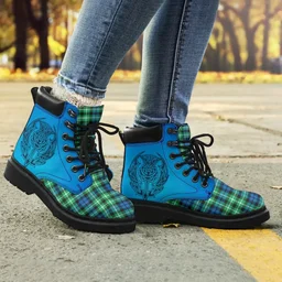 ScotsTee Shop Scottish Graham Of Montrose Ancient Clan Tartan Celtic Thistle All Season Boots