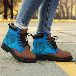 ScotsTee Shop Scottish Mackintosh Hunting Weathered Clan Tartan Celtic Thistle All Season Boots