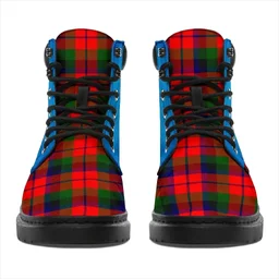 ScotsTee Shop Scottish Macnaughton Modern Clan Tartan Celtic Thistle All Season Boots