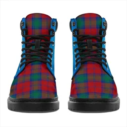 ScotsTee Shop Scottish Lindsay Modern Clan Tartan Celtic Thistle All Season Boots