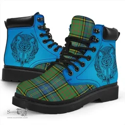ScotsTee Shop Scottish Macmillan Hunting Ancient Clan Tartan Celtic Thistle All Season Boots