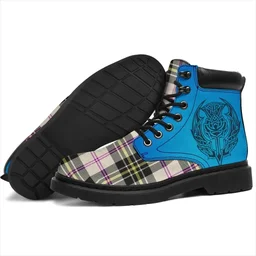 ScotsTee Shop Scottish Macpherson Dress Ancient Clan Tartan Celtic Thistle All Season Boots