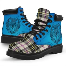 ScotsTee Shop Scottish Macpherson Dress Ancient Clan Tartan Celtic Thistle All Season Boots