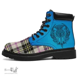 ScotsTee Shop Scottish Macpherson Dress Ancient Clan Tartan Celtic Thistle All Season Boots
