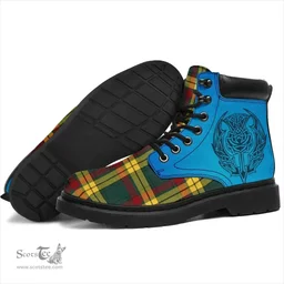 ScotsTee Shop Scottish Macmillan Old Modern Clan Tartan Celtic Thistle All Season Boots