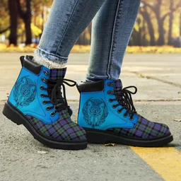 ScotsTee Shop Scottish Fletcher Modern Clan Tartan Celtic Thistle All Season Boots