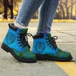 ScotsTee Shop Scottish Henderson Ancient Clan Tartan Celtic Thistle All Season Boots
