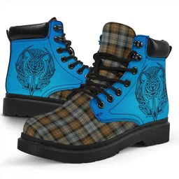 ScotsTee Shop Scottish Gordon Weathered Clan Tartan Celtic Thistle All Season Boots