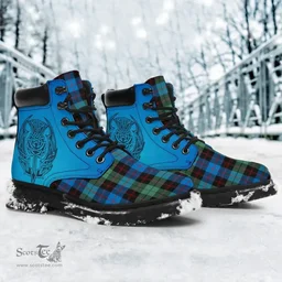 ScotsTee Shop Scottish Guthrie Ancient Clan Tartan Celtic Thistle All Season Boots