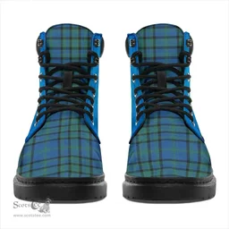 ScotsTee Shop Scottish Matheson Hunting Ancient Clan Tartan Celtic Thistle All Season Boots