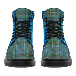 ScotsTee Shop Scottish Macinnes Ancient Clan Tartan Celtic Thistle All Season Boots
