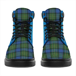 ScotsTee Shop Scottish Maclaren Ancient Clan Tartan Celtic Thistle All Season Boots