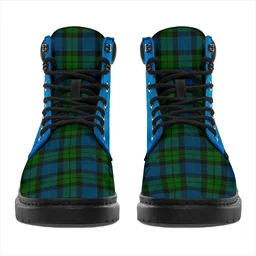 ScotsTee Shop Scottish Mackay Modern Clan Tartan Celtic Thistle All Season Boots