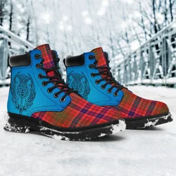 ScotsTee Shop Scottish Lumsden Modern Clan Tartan Celtic Thistle All Season Boots