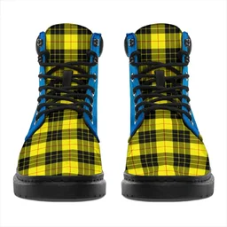 ScotsTee Shop Scottish Macleod Of Lewis Modern Clan Tartan Celtic Thistle All Season Boots