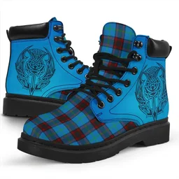 ScotsTee Shop Scottish Home Ancient Clan Tartan Celtic Thistle All Season Boots