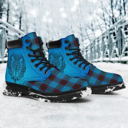 ScotsTee Shop Scottish Home Ancient Clan Tartan Celtic Thistle All Season Boots