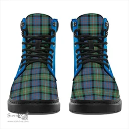ScotsTee Shop Scottish Macdonnell Of Glengarry Ancient Clan Tartan Celtic Thistle All Season Boots