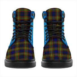 ScotsTee Shop Scottish Maclellan Modern Clan Tartan Celtic Thistle All Season Boots