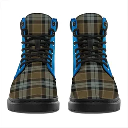 ScotsTee Shop Scottish Graham Of Menteith Weathered Clan Tartan Celtic Thistle All Season Boots