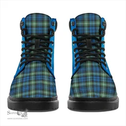 ScotsTee Shop Scottish Lamont Ancient Clan Tartan Celtic Thistle All Season Boots