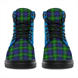 ScotsTee Shop Scottish Gordon Modern Clan Tartan Celtic Thistle All Season Boots