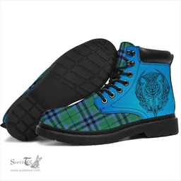 ScotsTee Shop Scottish Keith Ancient Clan Tartan Celtic Thistle All Season Boots