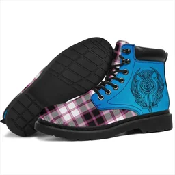 ScotsTee Shop Scottish Macpherson Hunting Modern Clan Tartan Celtic Thistle All Season Boots