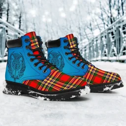 ScotsTee Shop Scottish Macgill Modern Clan Tartan Celtic Thistle All Season Boots
