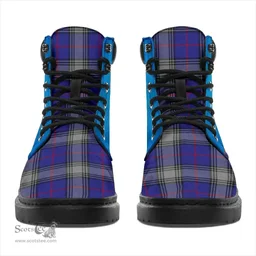ScotsTee Shop Scottish Kinnaird Clan Tartan Celtic Thistle All Season Boots