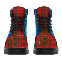 ScotsTee Shop Scottish Mackinnon Modern Clan Tartan Celtic Thistle All Season Boots