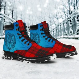 ScotsTee Shop Scottish Macleod Of Raasay Clan Tartan Celtic Thistle All Season Boots