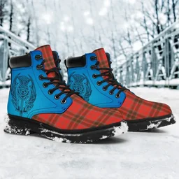 ScotsTee Shop Scottish Grant Weathered Clan Tartan Celtic Thistle All Season Boots