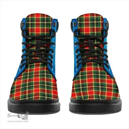 ScotsTee Shop Scottish Maclachlan Hunting Modern Clan Tartan Celtic Thistle All Season Boots