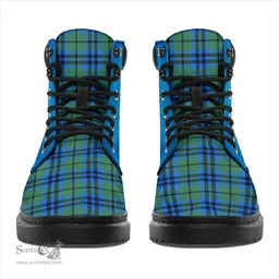 ScotsTee Shop Scottish Falconer Clan Tartan Celtic Thistle All Season Boots