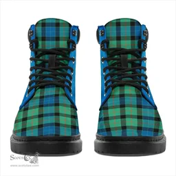 ScotsTee Shop Scottish Gunn Ancient Clan Tartan Celtic Thistle All Season Boots