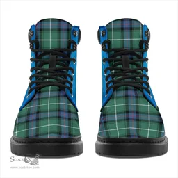ScotsTee Shop Scottish Macdonald Of The Isles Hunting Ancient Clan Tartan Celtic Thistle All Season Boots