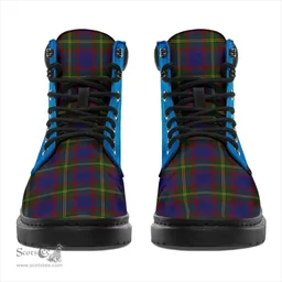 ScotsTee Shop Scottish Durie Clan Tartan Celtic Thistle All Season Boots