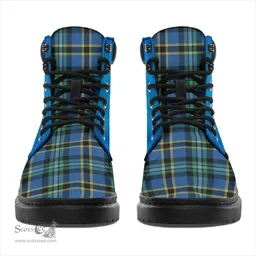 ScotsTee Shop Scottish Weir Ancient Clan Tartan Celtic Thistle All Season Boots
