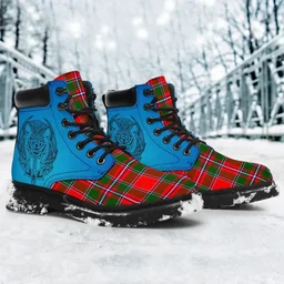 ScotsTee Shop Scottish Spens Modern Clan Tartan Celtic Thistle All Season Boots