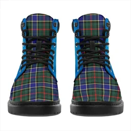 ScotsTee Shop Scottish Ogilvie Hunting Modern Clan Tartan Celtic Thistle All Season Boots