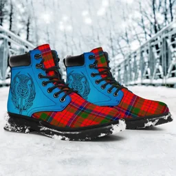 ScotsTee Shop Scottish Nicolson Modern Clan Tartan Celtic Thistle All Season Boots