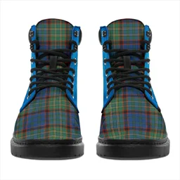 ScotsTee Shop Scottish Nicolson Hunting Ancient Clan Tartan Celtic Thistle All Season Boots